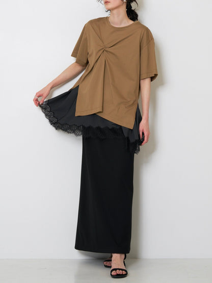 【予約販売】CHIGNON フロントツイストアシメトップス 8263-610KK