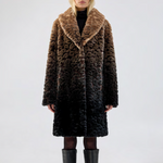 UNREAL FUR BOHO COAT OMBRE LEOPARD 8330005