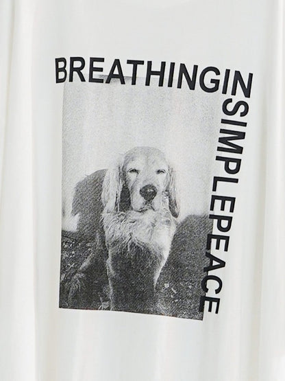 【予約販売】CHIGNON アニマルフォト"DOG"TEE 8461-100KK