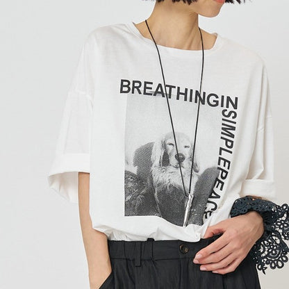 【予約販売】CHIGNON アニマルフォト"DOG"TEE 8461-100KK