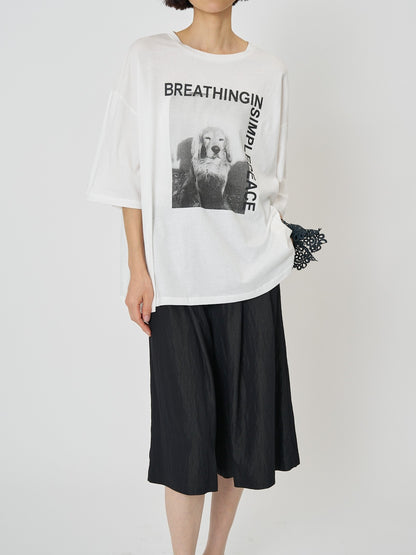 【予約販売】CHIGNON アニマルフォト"DOG"TEE 8461-100KK