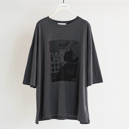 【予約販売】CHIGNON アニマルフォト"CAT"Tee  8461-101KK