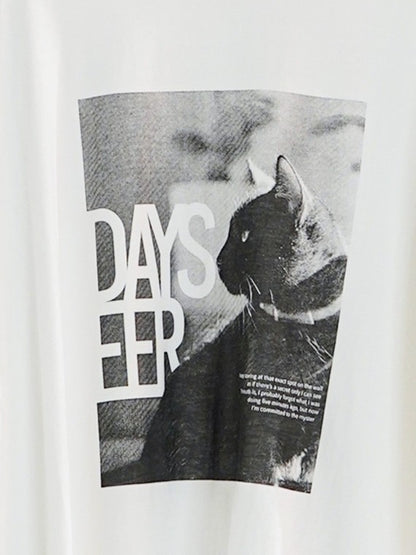 【予約販売】CHIGNON アニマルフォト"CAT"Tee  8461-101KK