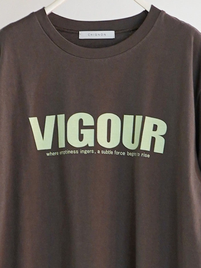 【予約販売】CHIGNON"VIGOUR"プリントTee 8461-102KK