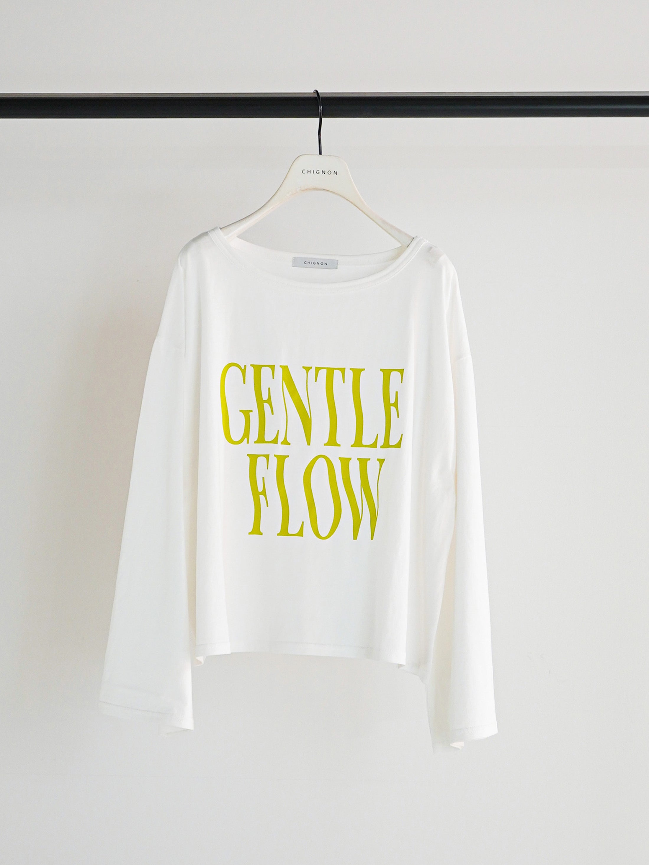 【予約販売】CHIGNON "FLOW"ウェイブロゴTee 8461-103KK