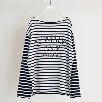 【予約販売】CHIGNON ボーダープリントロンTee 8461-104KK