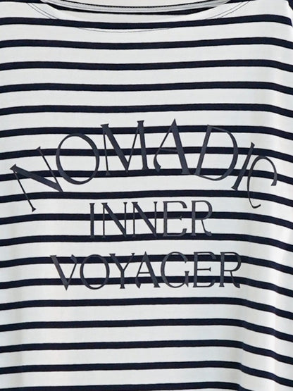 【予約販売】CHIGNON ボーダープリントロンTee 8461-104KK