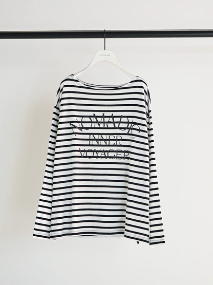 【予約販売】CHIGNON ボーダープリントロンTee 8461-104KK