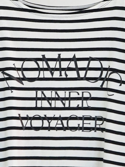 【予約販売】CHIGNON ボーダープリントロンTee 8461-104KK