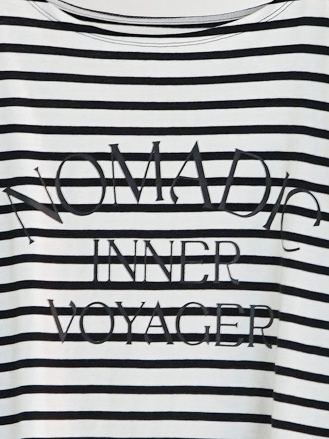 【予約販売】CHIGNON ボーダープリントロンTee 8461-104KK