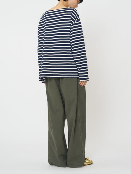 【予約販売】CHIGNON ボーダープリントロンTee 8461-104KK