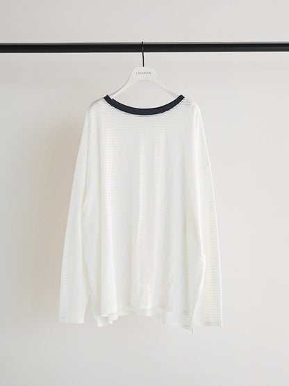 【予約販売】CHIGNON シアーボーダーTee 8461-107KK