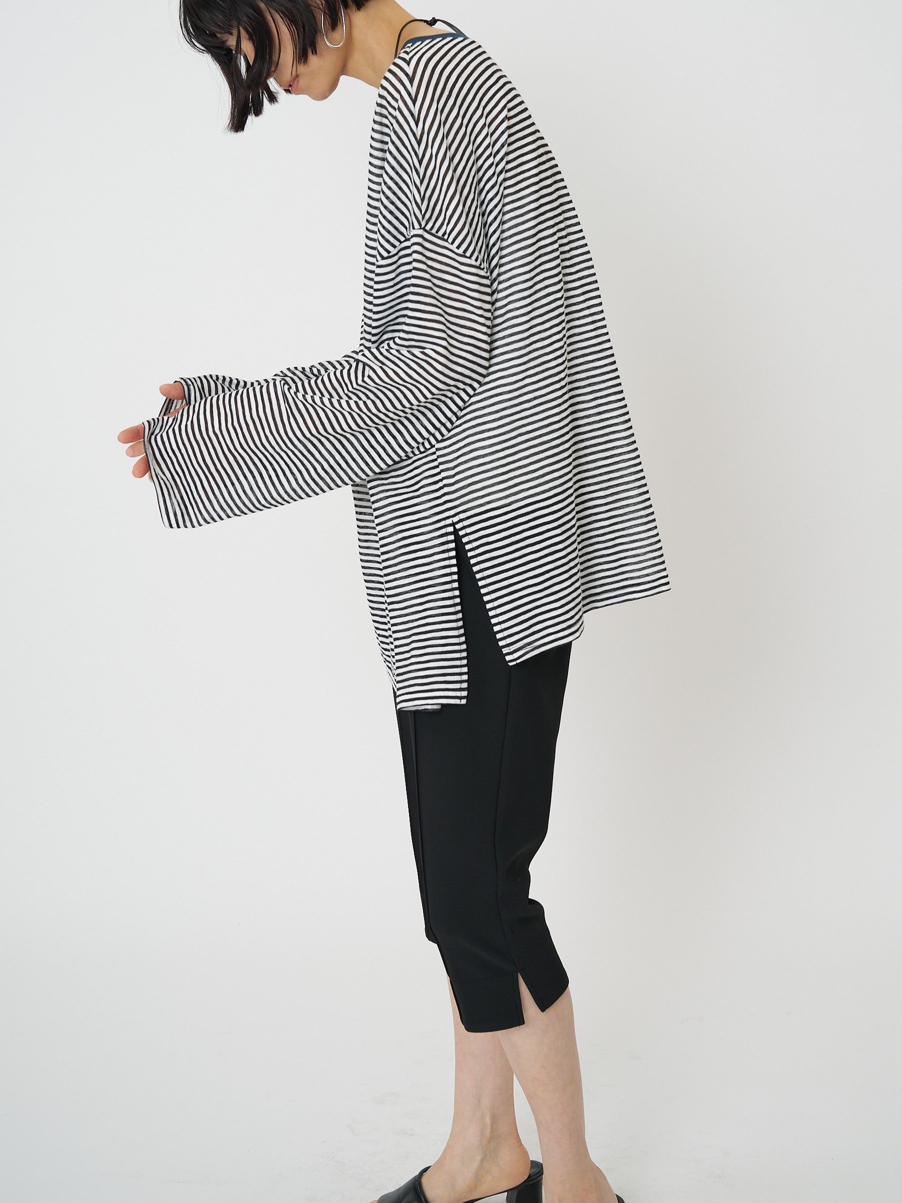 【予約販売】CHIGNON シアーボーダーTee 8461-107KK