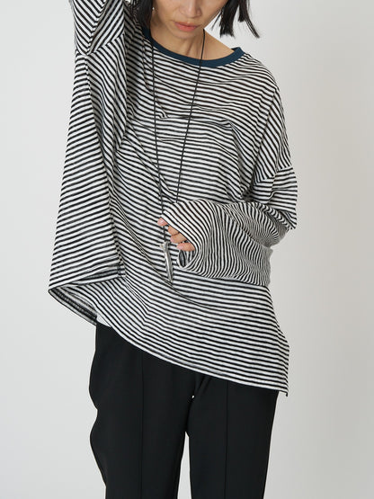 【予約販売】CHIGNON シアーボーダーTee 8461-107KK