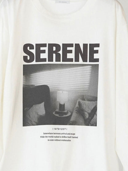 【予約販売】CHIGNON ワイヤーヘムPHOTO ロンTEE 8465-441KO