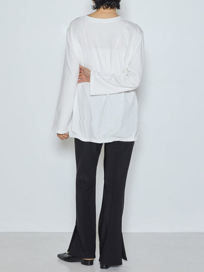 【予約販売】CHIGNON ワイヤーヘムPHOTO ロンTEE 8465-441KO