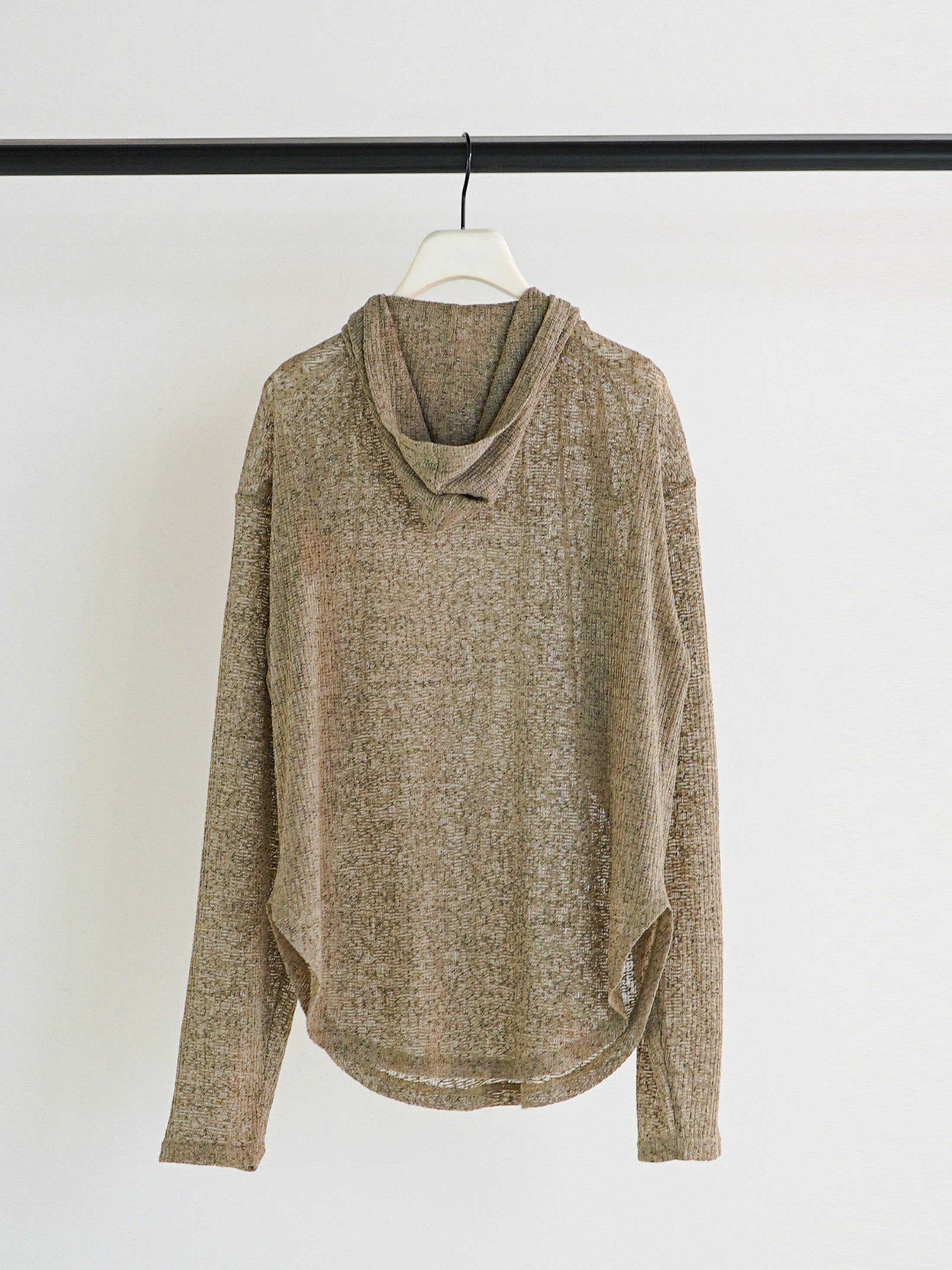 【予約販売】CHIGNON シアーフーディニットソー 8861-068GL