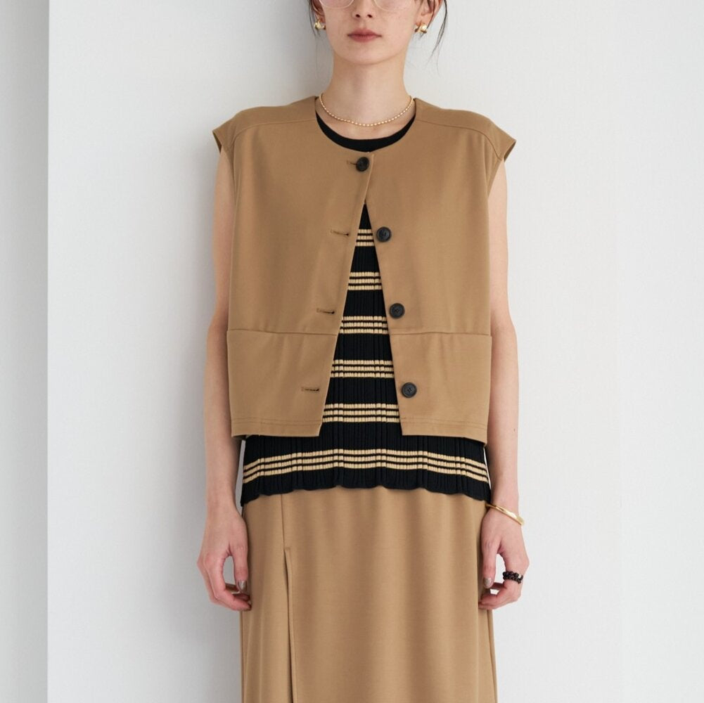 【予約販売】CHIGNON ポンチショートジレ 8863-704GL