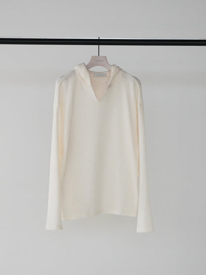 【予約販売】CHIGNON シャギーストライプフーディ－ 8865-388GL
