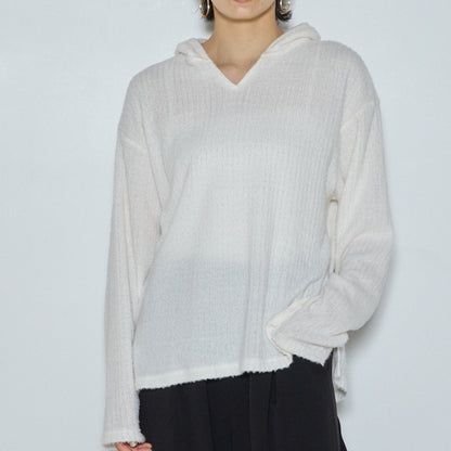 【予約販売】CHIGNON シャギーストライプフーディ－ 8865-388GL
