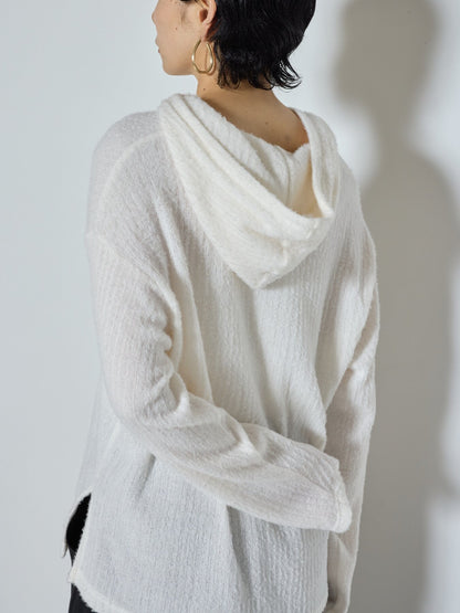 【予約販売】CHIGNON シャギーストライプフーディ－ 8865-388GL