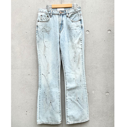 ONE TEA SPOON FLEETWOOD ARTISTE CHARLIE SLIM HIGH WAIST FLARED JEANS ［50%OFF］