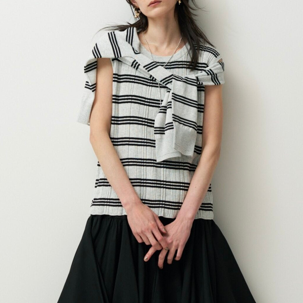 【予約販売】CHIGNON ランダムリブニットタンク 9263-695GS