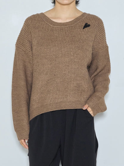 【予約販売】CHIGNON カタアゼチャームニットPO 9265-405DP