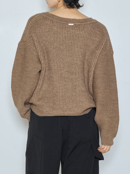 【予約販売】CHIGNON カタアゼチャームニットPO 9265-405DP