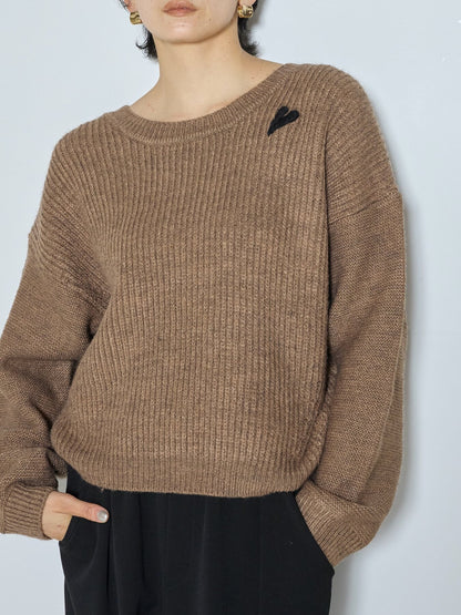【予約販売】CHIGNON カタアゼチャームニットPO 9265-405DP