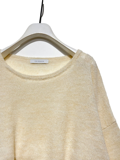 【予約販売】CHIGNON シアーボリュームニットPO 9554-074JR