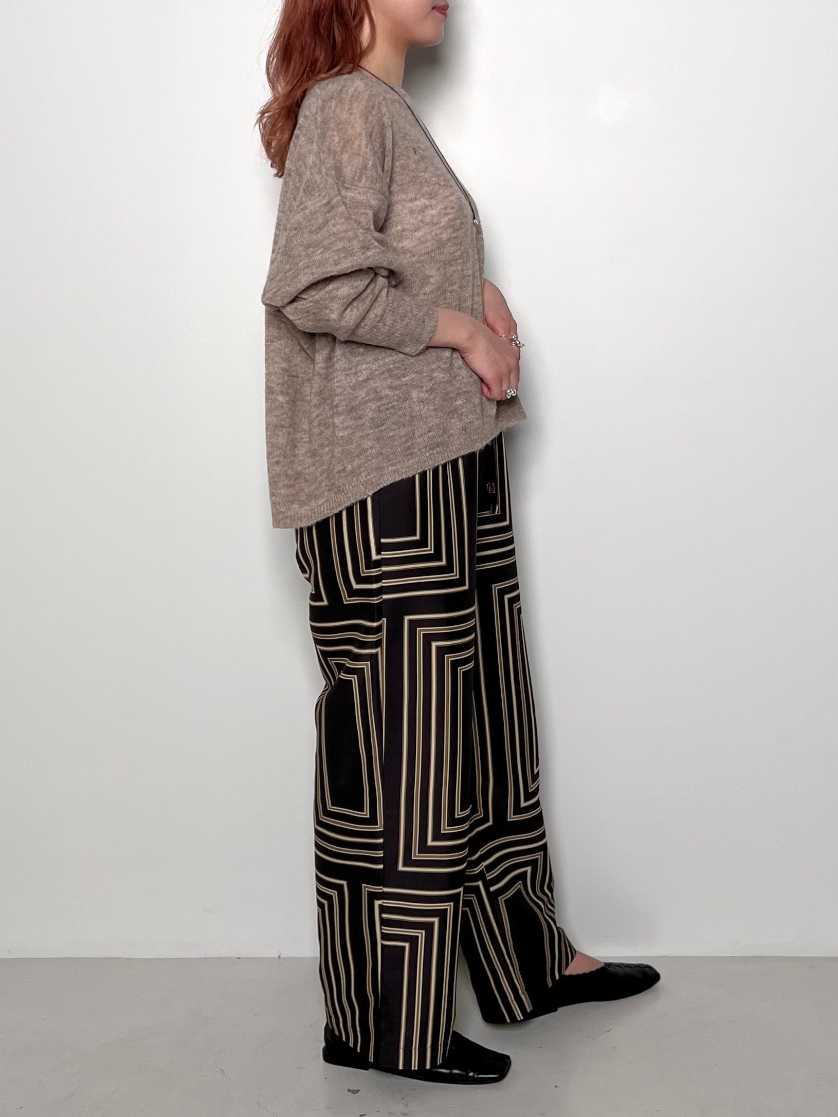 【予約販売】CHIGNON シアーボリュームニットPO 9554-074JR