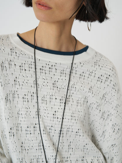 【予約販売】CHIGNON クラッシュドットニット 9561-088GS