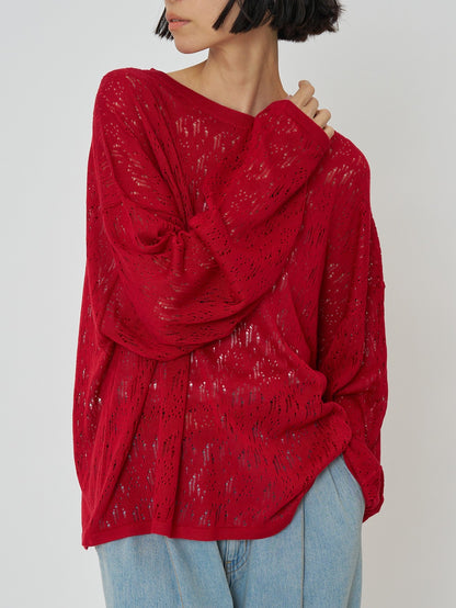 【予約販売】CHIGNON クラッシュドットニット 9561-088GS