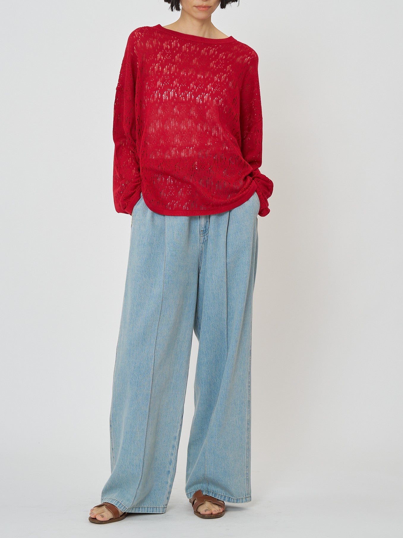 【予約販売】CHIGNON クラッシュドットニット 9561-088GS