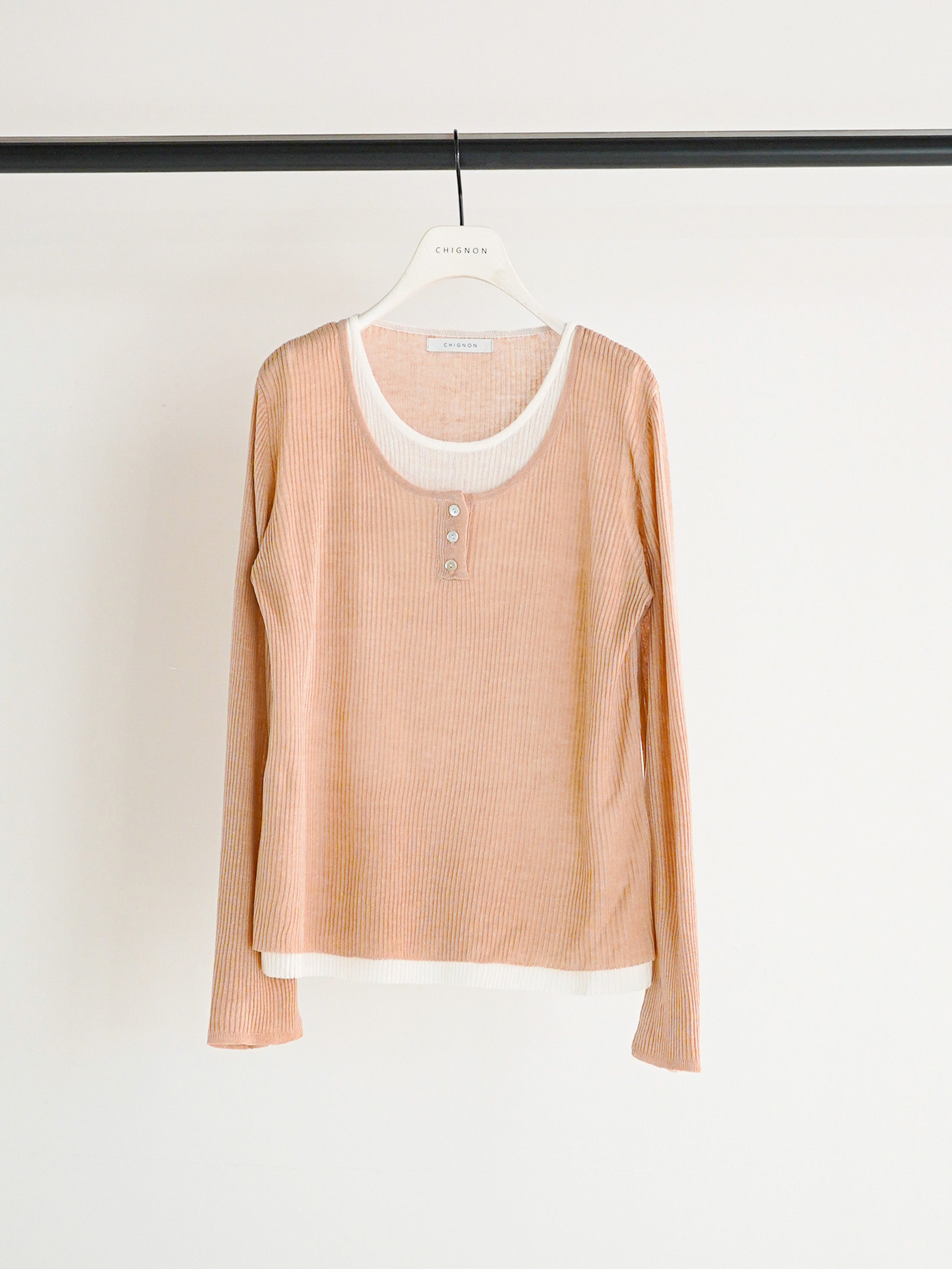 【予約販売】CHIGNON タンクレイヤードニット 9561-089GS