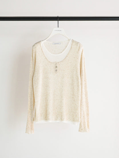 【予約販売】CHIGNON タンクレイヤードニット 9561-089GS