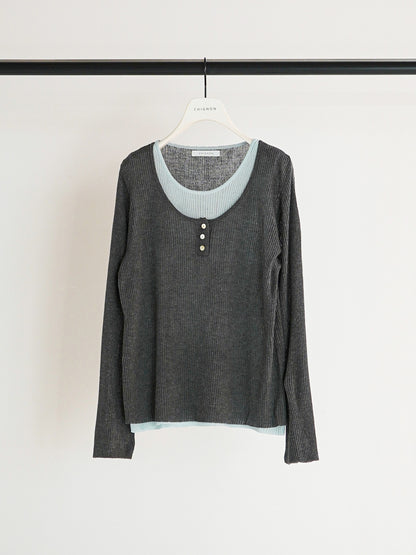 【予約販売】CHIGNON タンクレイヤードニット 9561-089GS