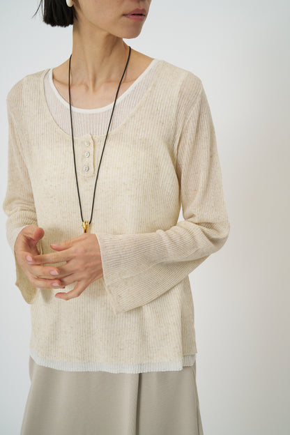 【予約販売】CHIGNON タンクレイヤードニット 9561-089GS