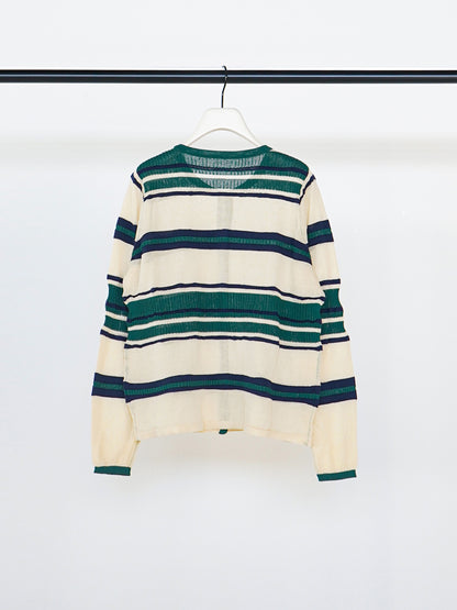 【予約販売】CHIGNON マルチボーダーカーディガン 9561-090GS