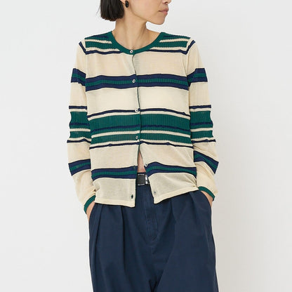 【予約販売】CHIGNON マルチボーダーカーディガン 9561-090GS