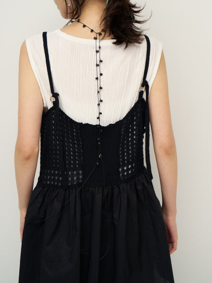 CHIGNON モチーフニットキャミソール 9562-391DP