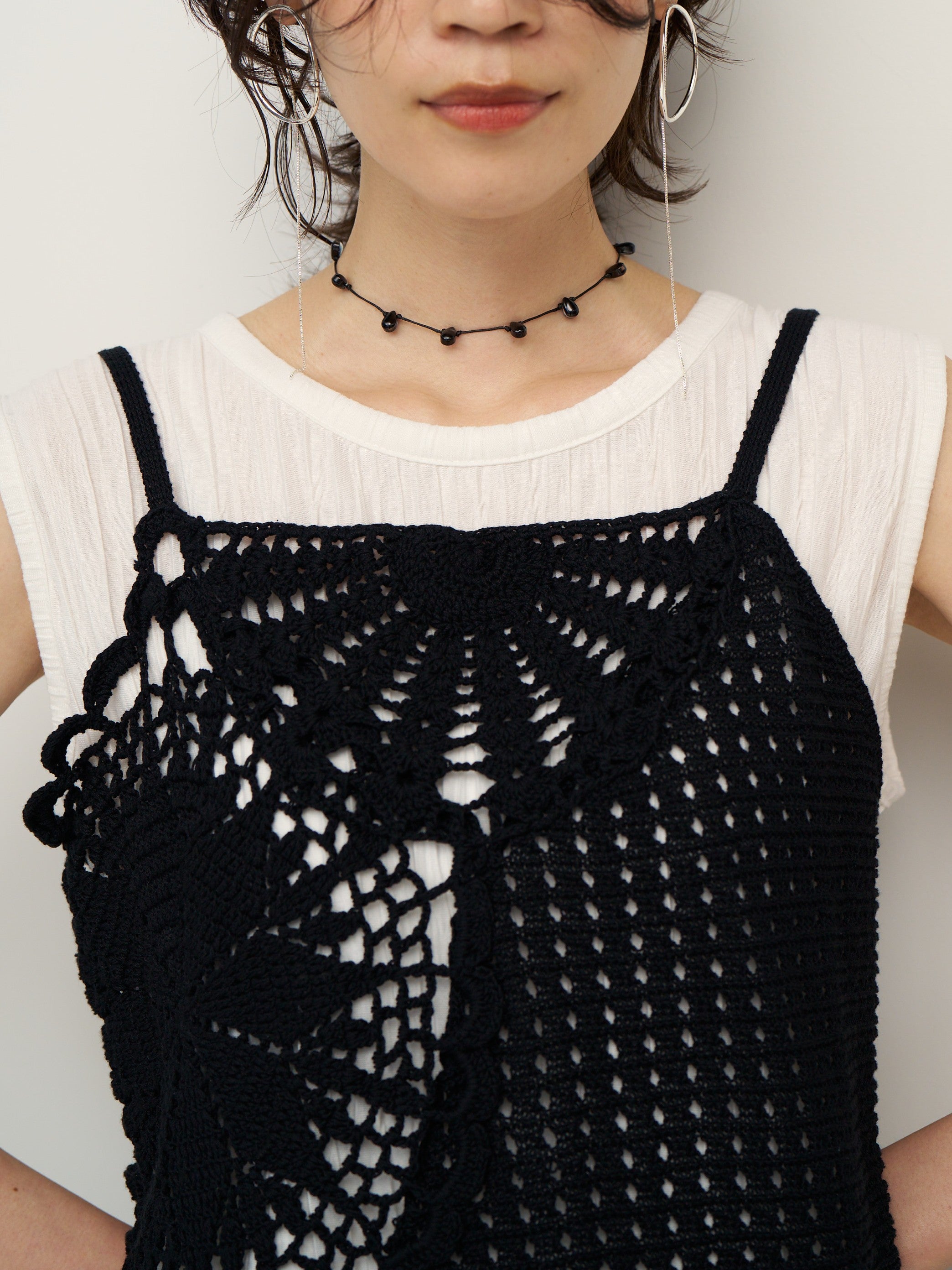 CHIGNON モチーフニットキャミソール 9562-391DP