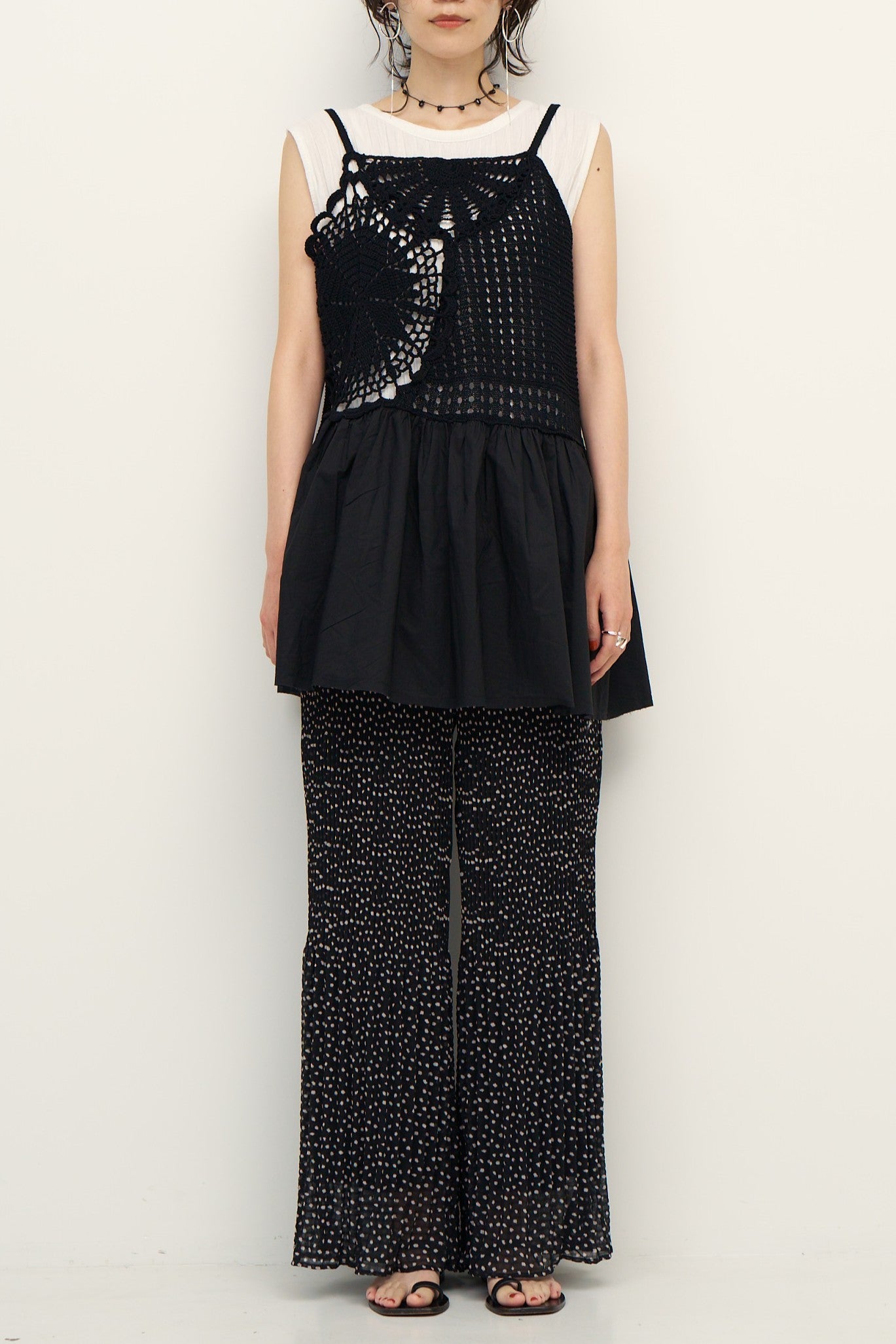 CHIGNON モチーフニットキャミソール 9562-391DP