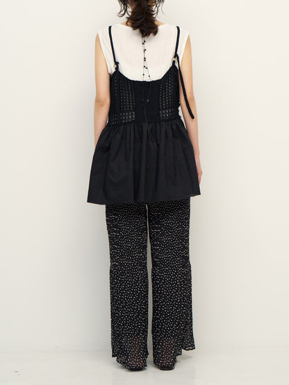 CHIGNON モチーフニットキャミソール 9562-391DP