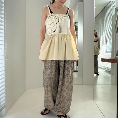 CHIGNON モチーフニットキャミソール 9562-391DP