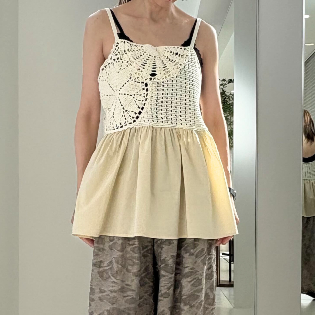 CHIGNON モチーフニットキャミソール 9562-391DP