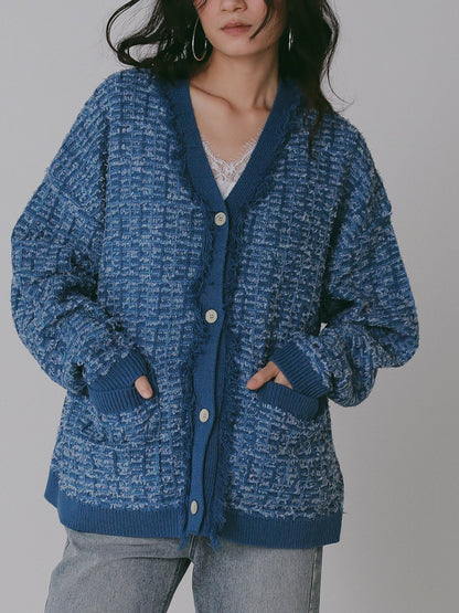 【予約販売】CHIGNON チェックツイードニットCD 9566-742JR