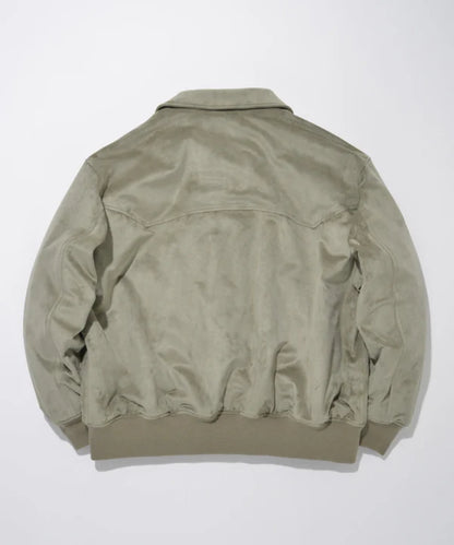 SUPERTHANKS Faux Suede Padded Blouson JK03