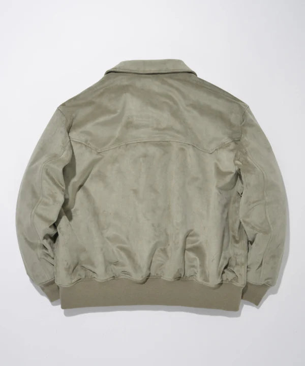 SUPERTHANKS Faux Suede Padded Blouson JK03
